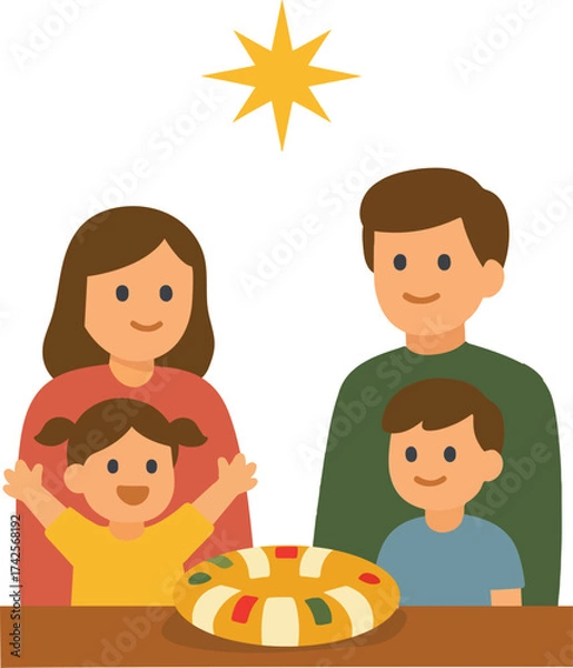 Obraz Epiphany Concept Vector Illustration