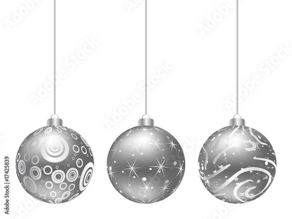 Obraz christmas globe vector illustration