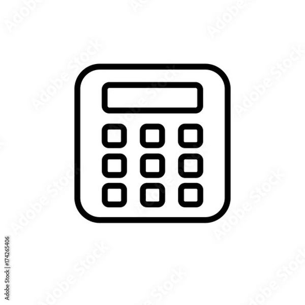 Obraz Calculator vector icon