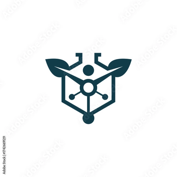 Obraz laboratory icon vector 