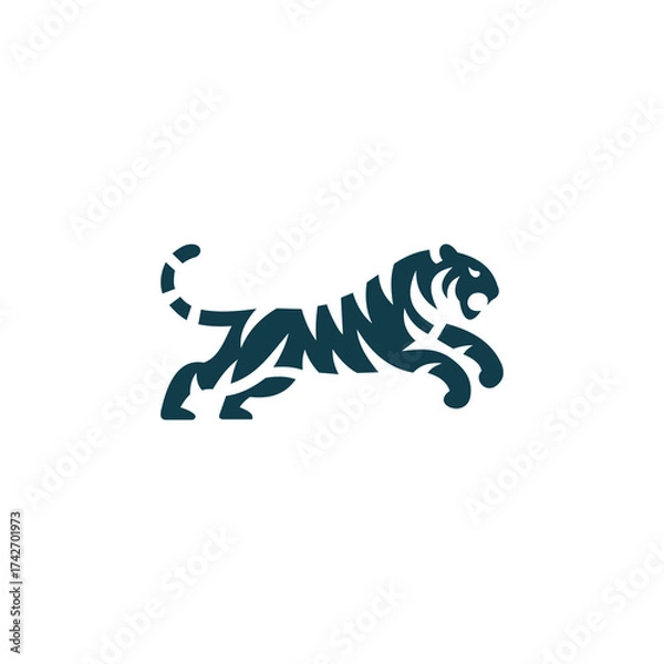 Obraz tiger icon vector