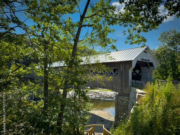 Fototapeta West Dummerston Covered Bridge, Vermont