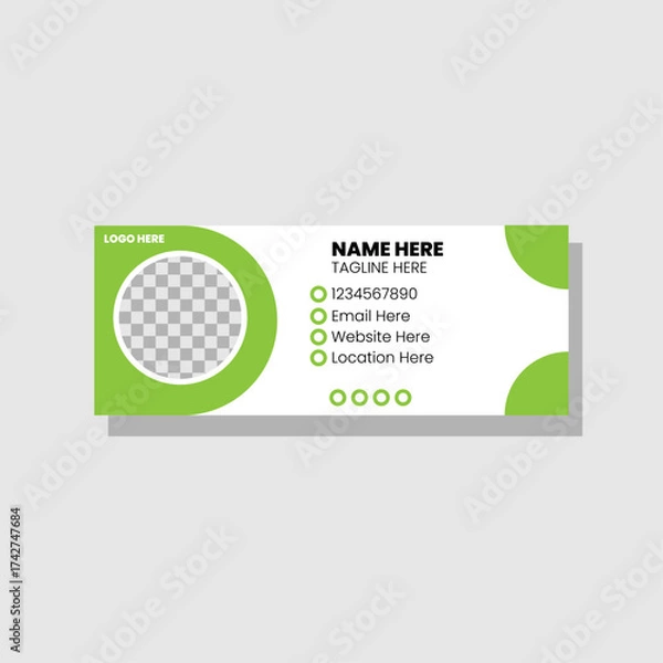 Obraz Professional Email Signature Template”