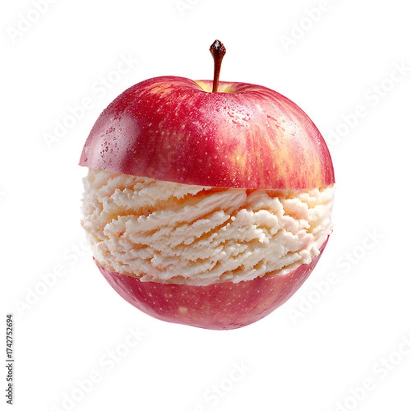 Fototapeta Bratapfel Eis