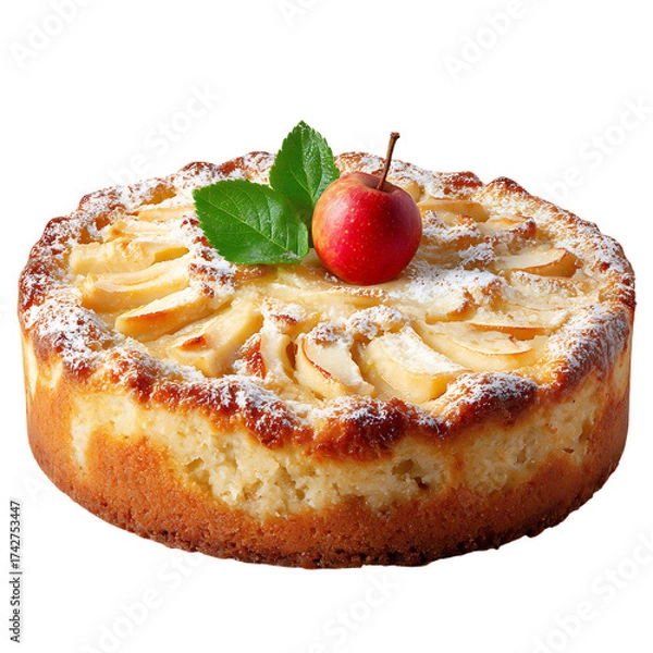 Fototapeta Bratapfel Kuchen