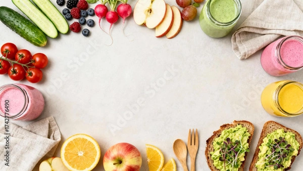 Fototapeta fruit and vegetables