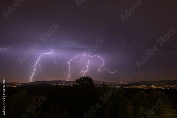 Fototapeta Thunderstorm