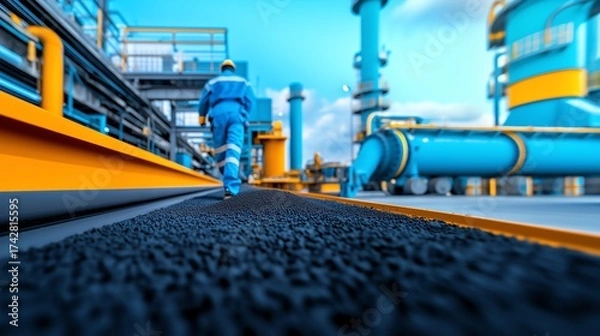 Obraz Open-pit mining transport