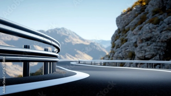 Obraz Abstract road for transportation network