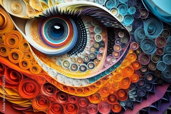 Fototapeta abstract background with a spiral