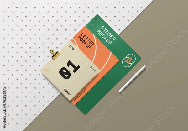 Fototapeta Three Folder Mockups
