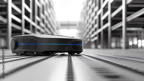 Obraz Autonomous warehouse robot