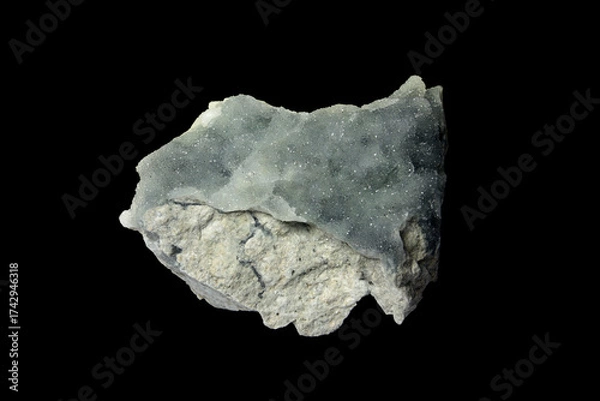 Fototapeta Chalcedony with Sugar Quartz from the Rhodope Mountains, Bulgaria
