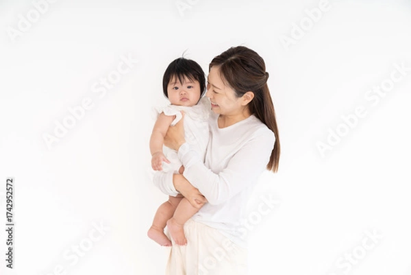 Fototapeta お母さんと赤ちゃん