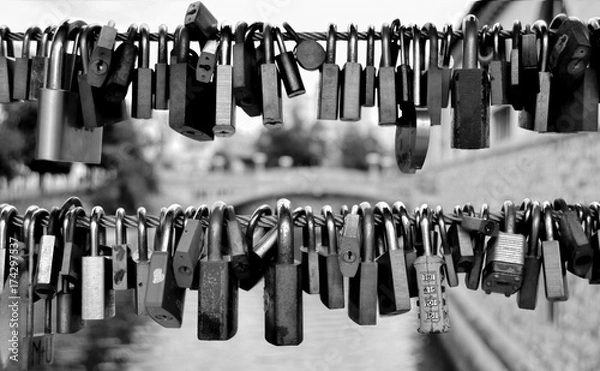 Obraz ponte dei lucchetti