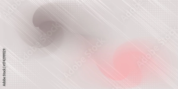 Fototapeta Dot white gray wave light technology texture background. vector tansform smooth