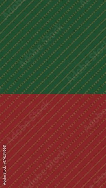 Obraz クリスマスをイメージした配色のシンプルな背景イラスト