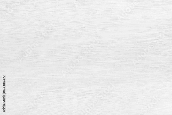 Fototapeta White wooden wall texture for background in natural pattern with old and vintage style.