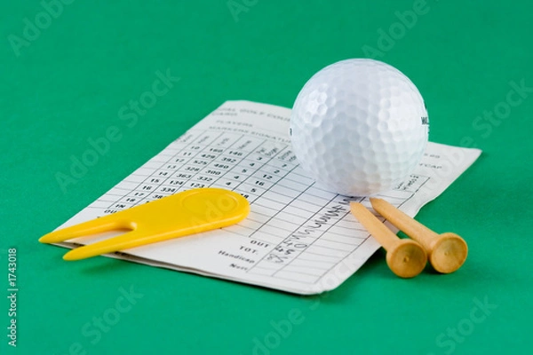 Fototapeta golf equipment