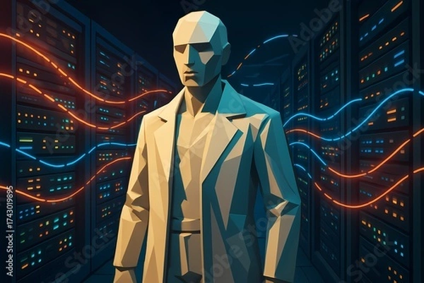 Obraz abstract technology background