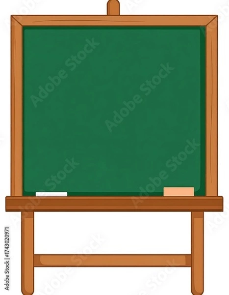 Obraz Empty school chalkboard