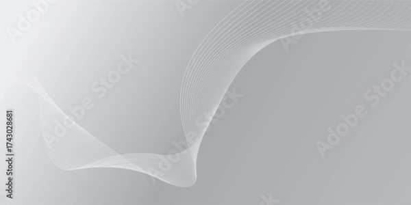 Fototapeta Grey abstract background with stripes line for backdrop or presentation