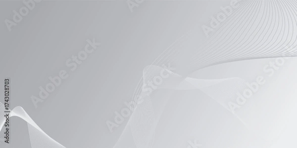 Fototapeta Grey abstract background with stripes line for backdrop or presentation