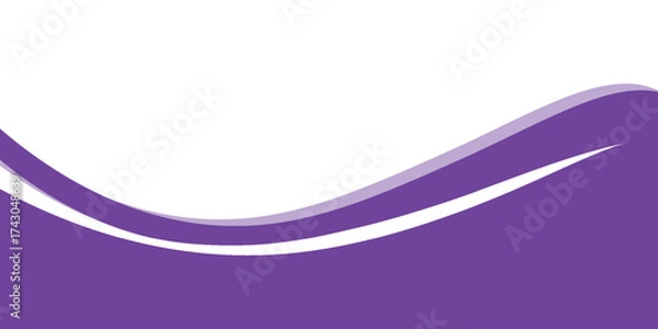 Obraz Abstract purple wavy business style background. vector 10