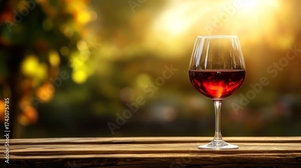 Obraz Wine tasting experience vineyard retreat drink photography scenic nature close-up perspective indulge in elegance