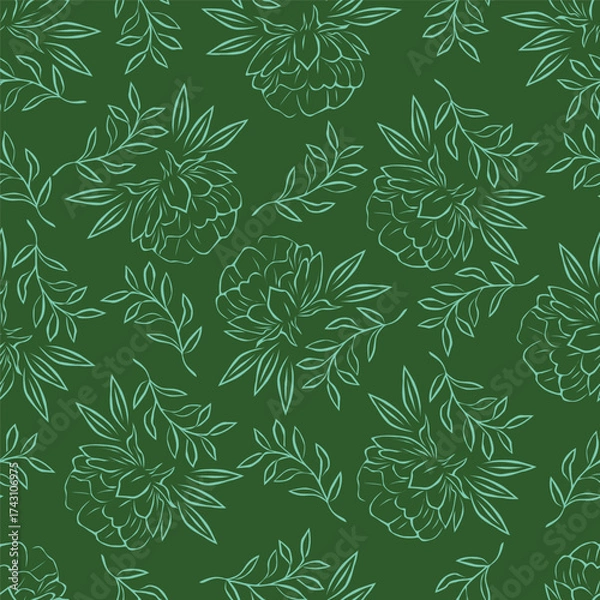 Obraz seamless floral pattern