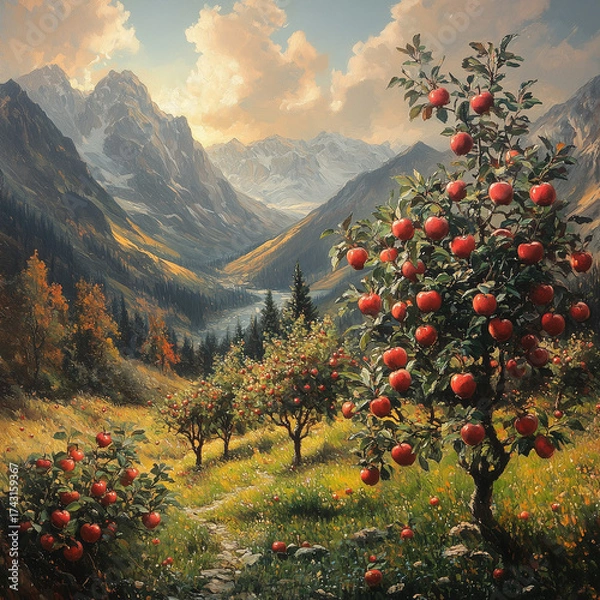 Obraz autumn in the mountains