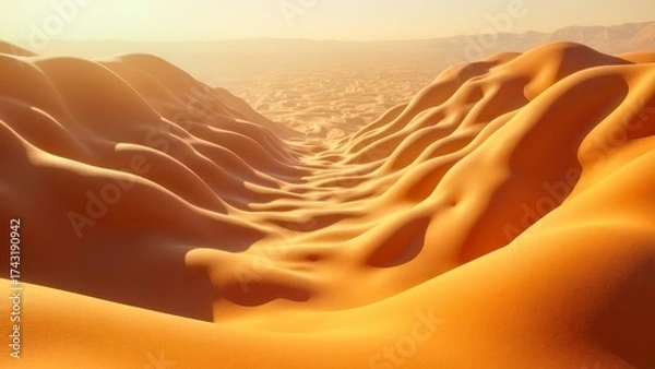 Fototapeta Desert landscape art patterns