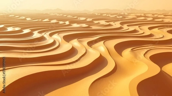 Fototapeta Desert landscape art patterns