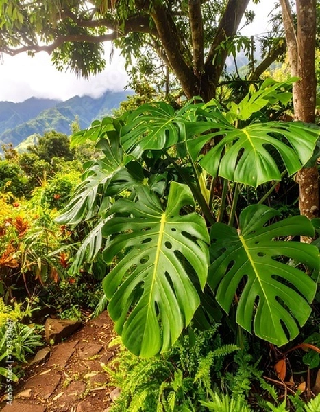 Obraz Lush tropical garden