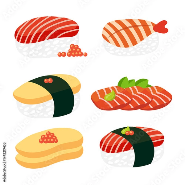 Obraz set of sushi