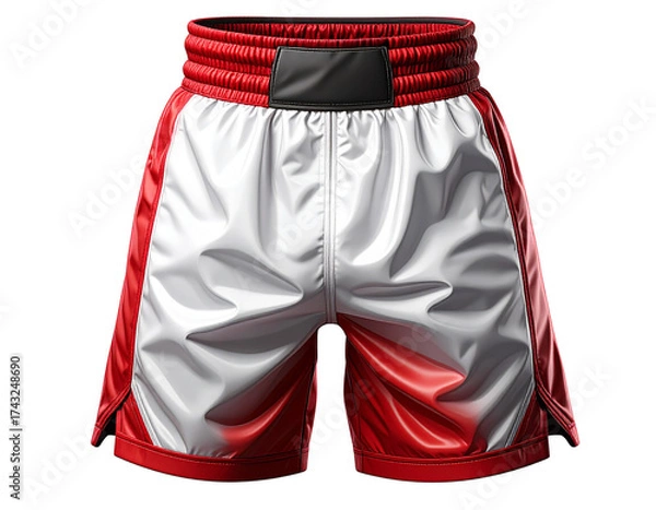 Obraz Boxing Shorts PNG — Athletic Training Shorts Isolated on Transparent Background