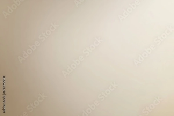 Fototapeta Simple beige background with smooth gradient for beauty, fashion or minimalist branding visuals