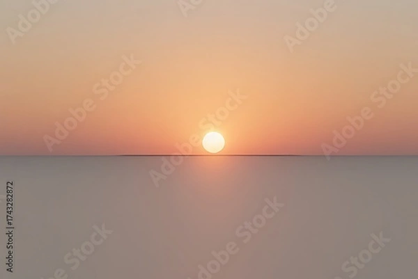 Fototapeta sunset over the sea