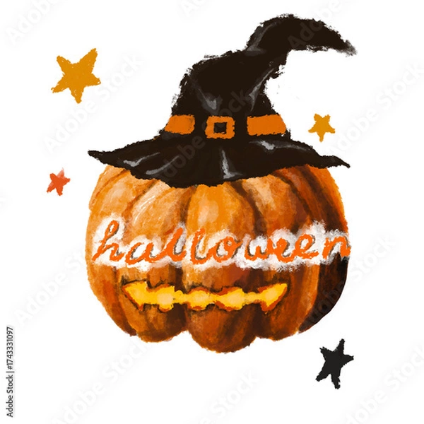 Obraz A pumpkin for halloween