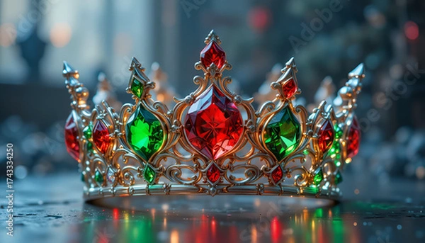 Fototapeta christmas tree decorations