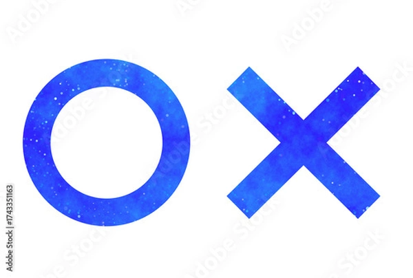 Obraz 青い星空｜マルバツ