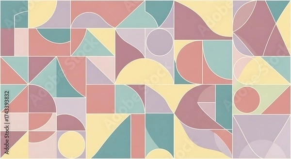 Fototapeta seamless geometric pattern