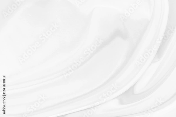 Obraz White gray satin texture that is white silver fabric silk background with beautiful soft blur pattern natural.