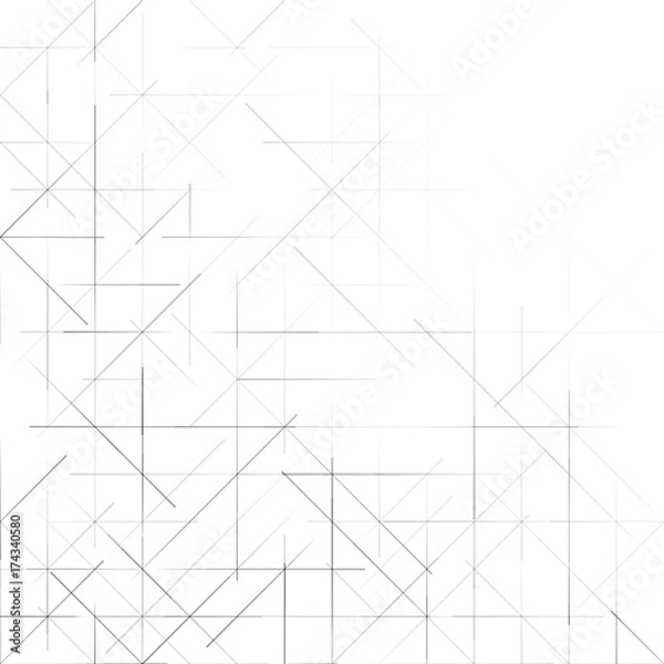 Fototapeta Geometric simple minimalistic background. Triangles dotted pattern. Vector illustration