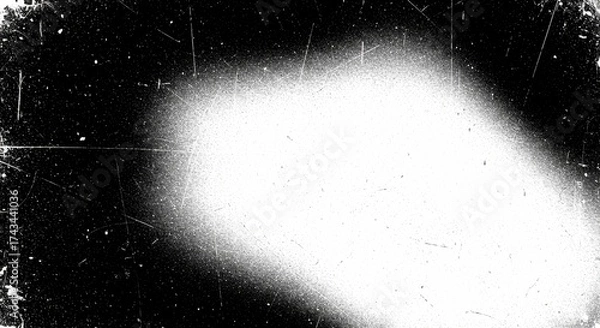 Fototapeta Grunge overlay with film grain effect for retro designs and aged textures