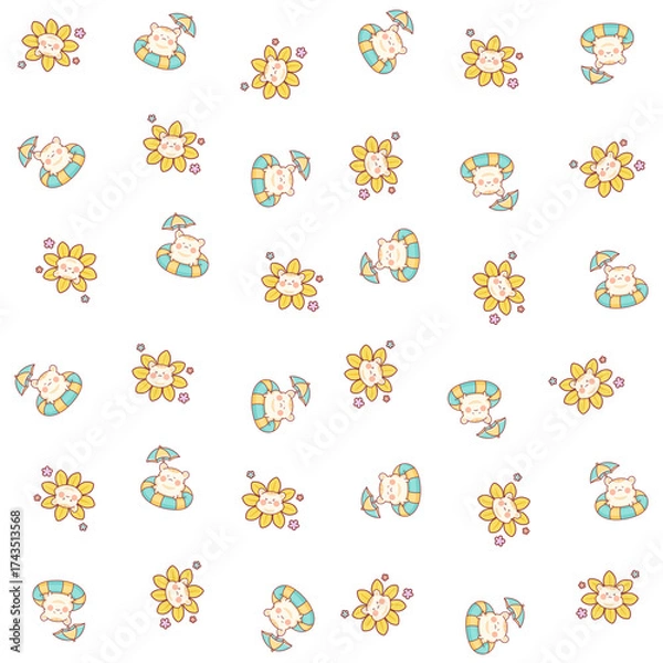 Obraz Seamless Flower Pattern
