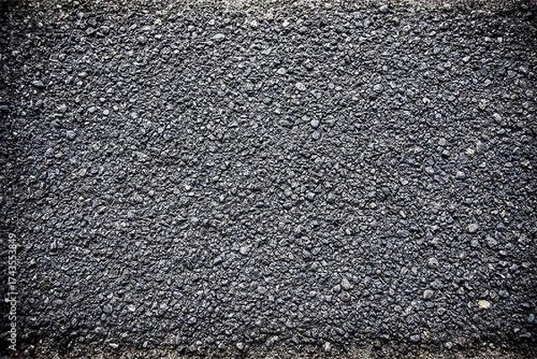 Obraz Dark, coarse asphalt texture with tiny rocks