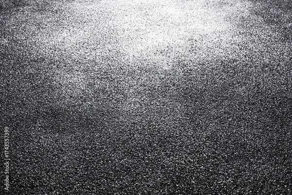Fototapeta Textured gray granular surface fading to white light