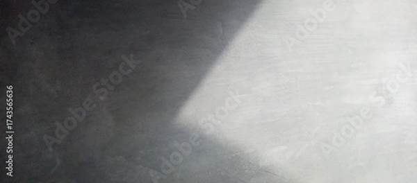 Obraz Smooth Grey Concrete Wall Texture With Gradient Light