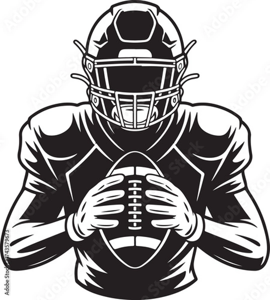 Fototapeta Football Player SVG bundle